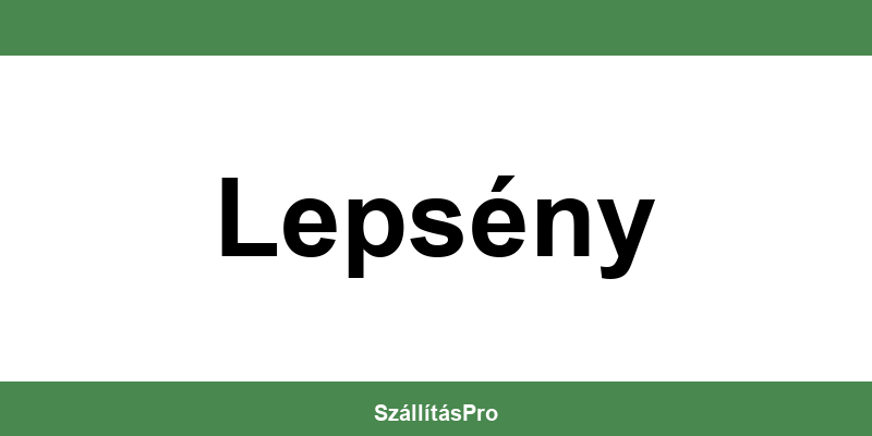 Magyar Posta Lepsény nyitvatartás és telefonszám