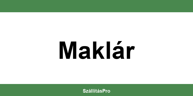 Magyar Posta Maklár nyitvatartás és telefonszám