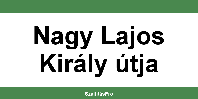 Magyar Posta Nagy Lajos Király útja nyitvatartás és telefonszám
