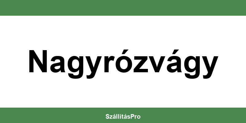 Magyar Posta Nagyrózvágy nyitvatartás és telefonszám