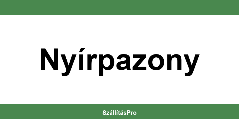 Magyar Posta Nyírpazony nyitvatartás és telefonszám