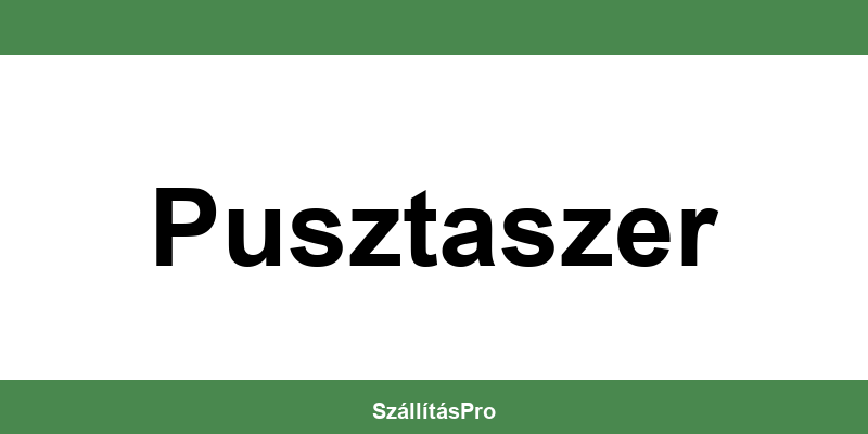 Magyar Posta Pusztaszer nyitvatartás és telefonszám