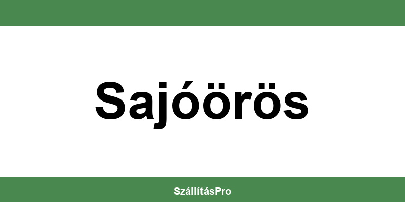 Magyar Posta Sajóörös nyitvatartás és telefonszám