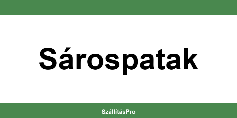 Magyar Posta Sárospatak nyitvatartás és telefonszám