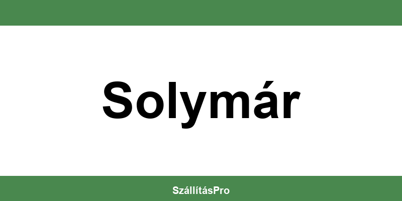 Magyar Posta Solymár nyitvatartás és telefonszám