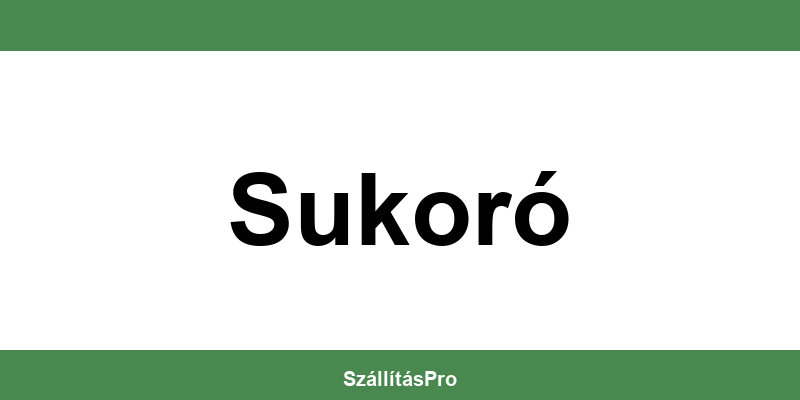 Magyar Posta Sukoró nyitvatartás és telefonszám