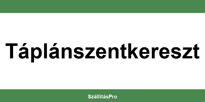 Magyar Posta Táplánszentkereszt nyitvatartás és telefonszám