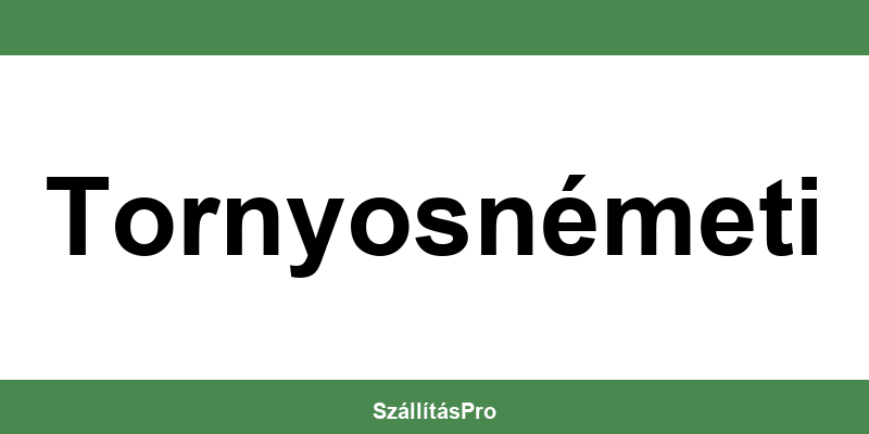 Magyar Posta Tornyosnémeti nyitvatartás és telefonszám