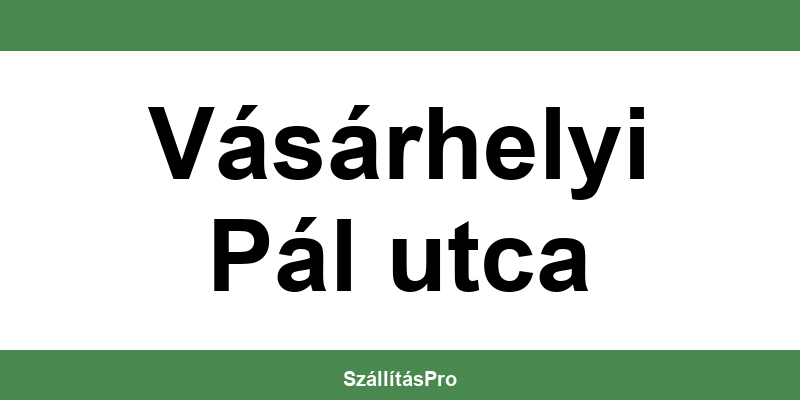 Magyar Posta Vásárhelyi Pál utca nyitvatartás és telefonszám
